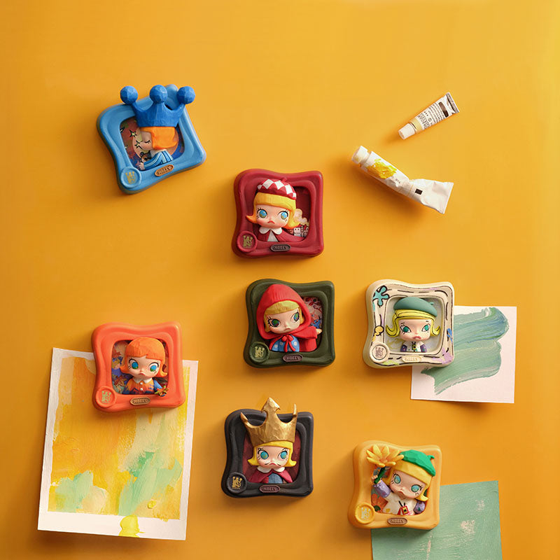 POP MART MOLLY 20th Anniversary Scenery Along the Way Series Fridge Magnet Blind Box