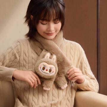 Warm Fluffy Holiday Series-LABUBU Plush scarf