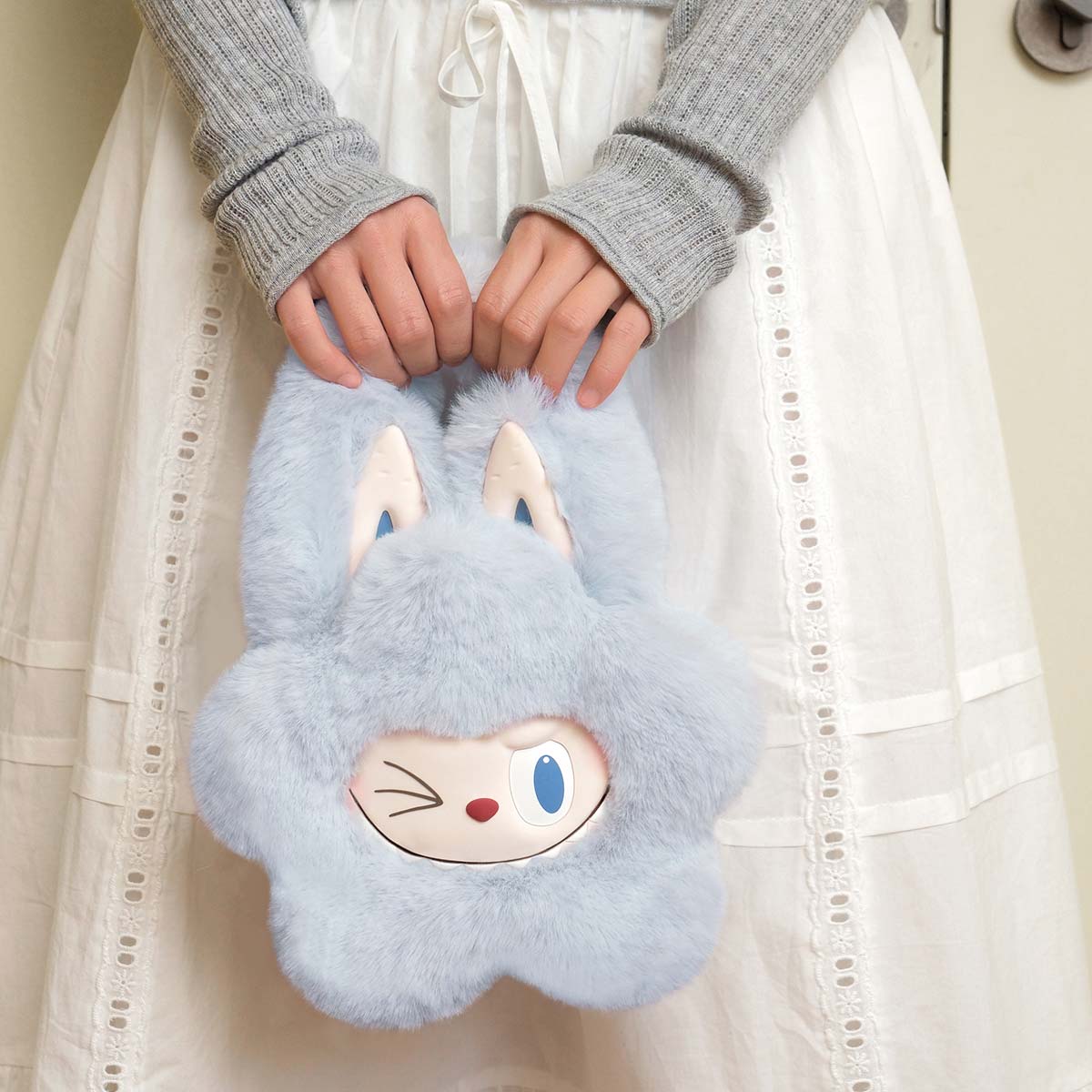 THE MONSTERS Labubu Classic Series-Plush Flower Bag