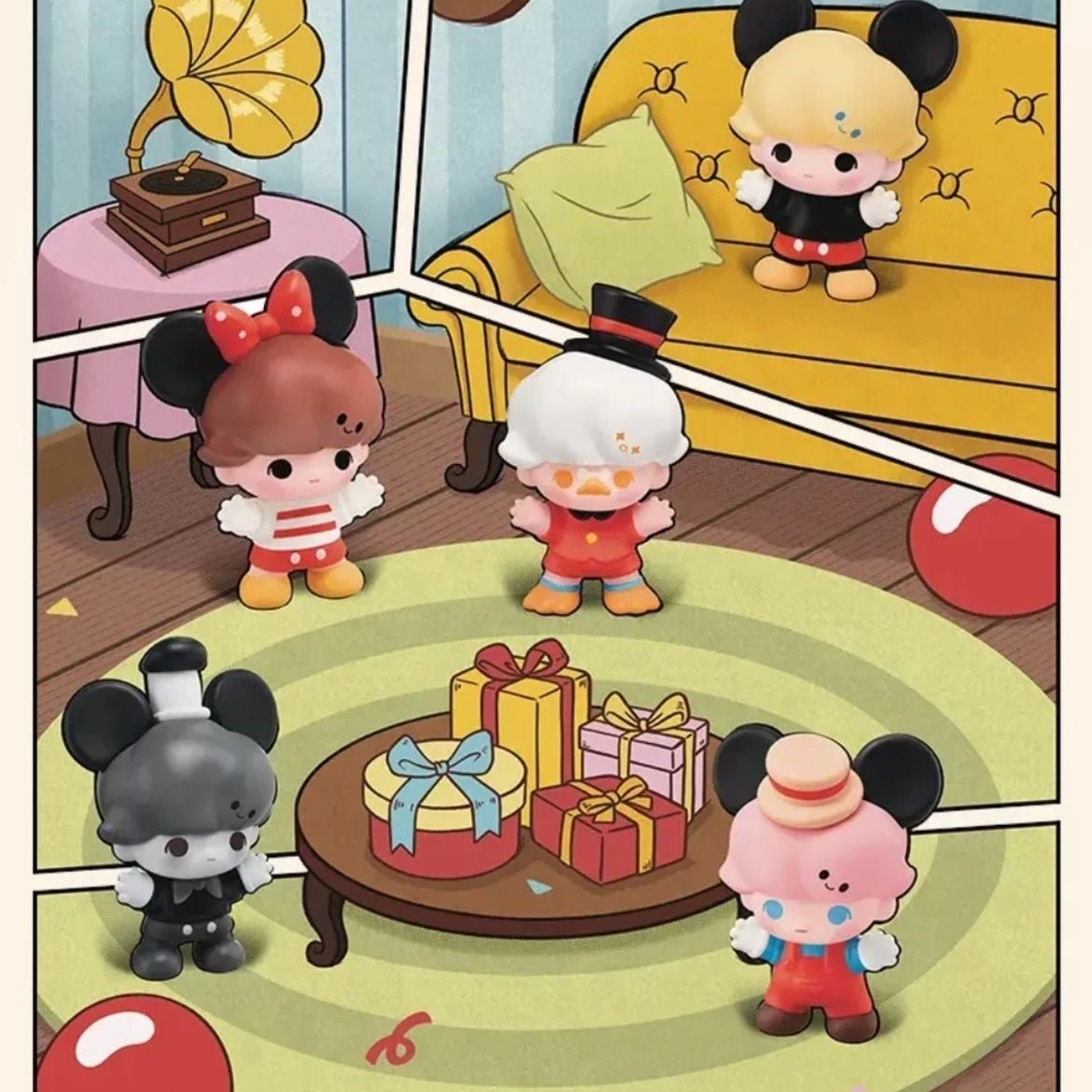 POP BEAN DIMOO WORLD × DSN Classic Series(3Pcs Per Pack)