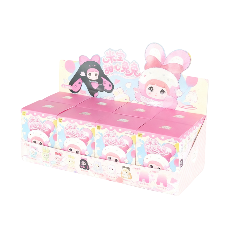 【US 3-5 Arrival】Nommi Sweetheart Bunny Blind Box Mibao Series 2 Plush Toy Keychain