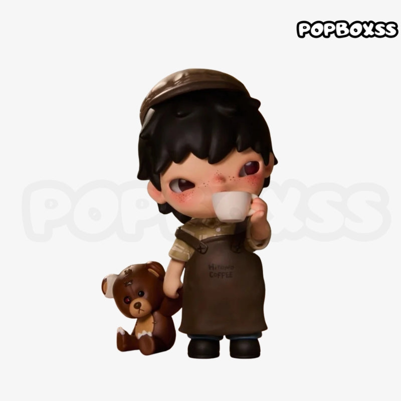 POP MART Hirono Coffee Series Figure Hanging Card