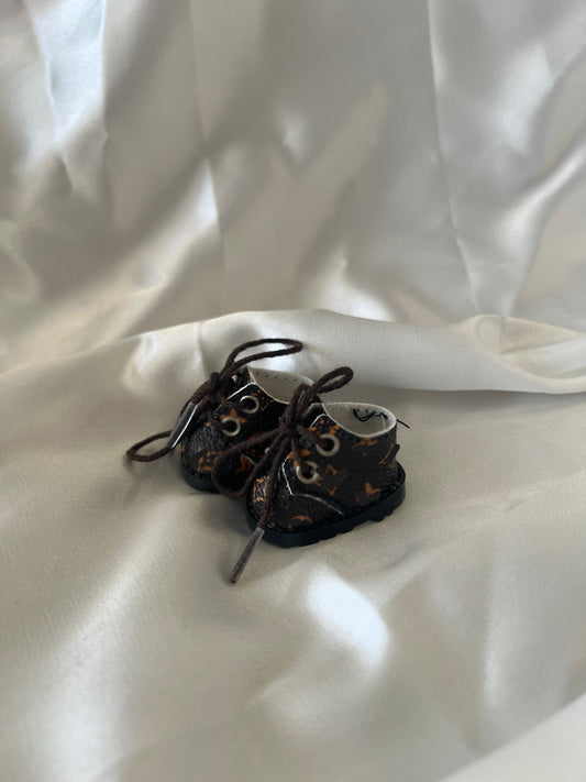 Labubu Brown Monogram Mini Boots