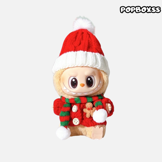 Labubu clothes Christmas Outfit Gingerbread Man Labubu clothes