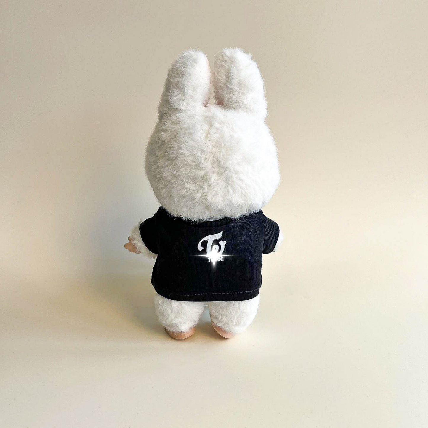 Labubu Pink Signal Idol Tee Outfit — With Mini Fan Lightstick (2 Items)