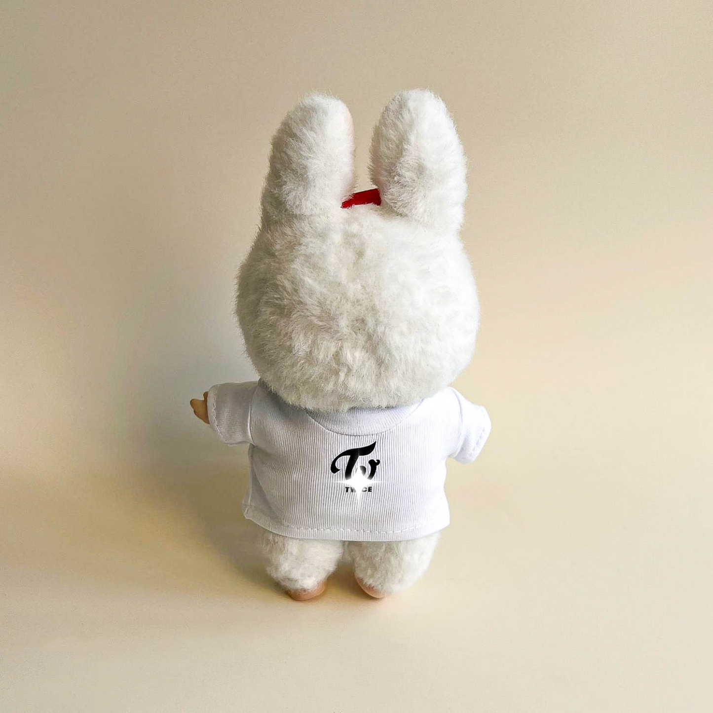 Labubu Pink Signal Idol Tee Outfit — With Mini Fan Lightstick (2 Items)