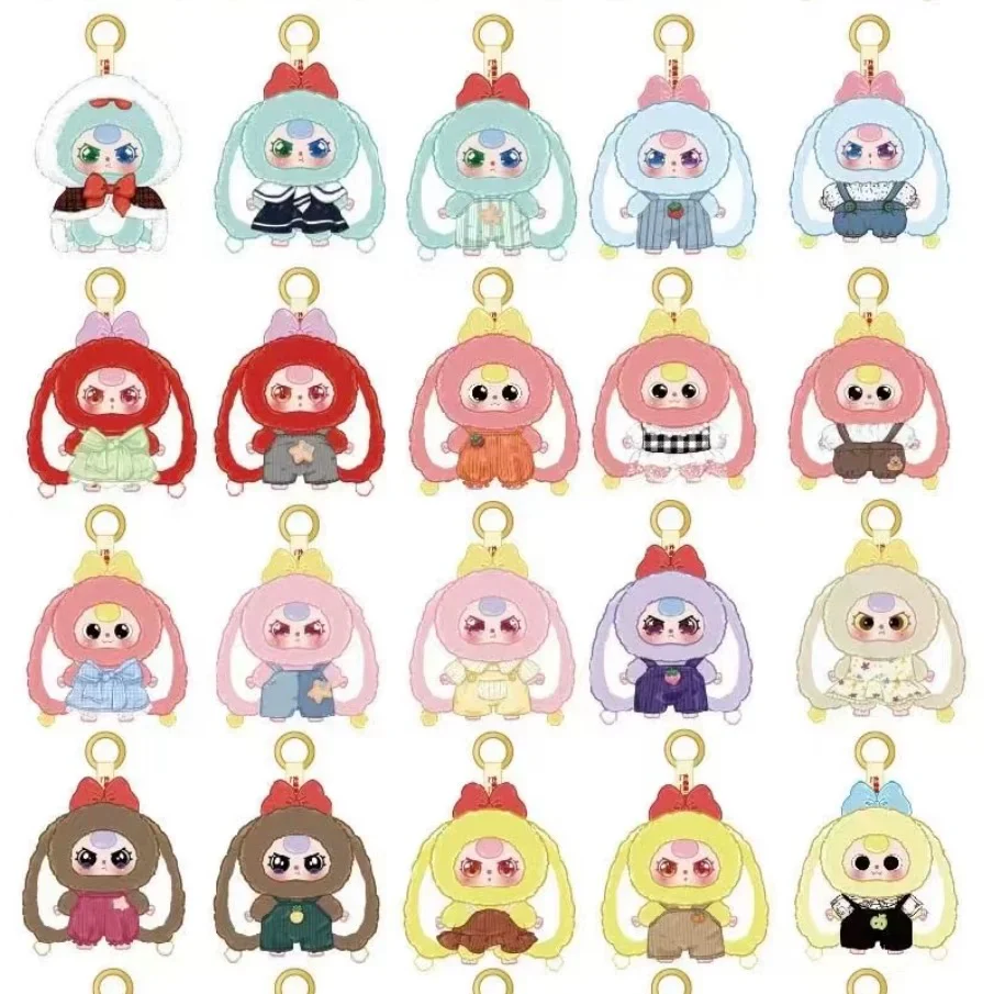 Baby Three Macaron Cute Bunny Series 2 Plush Dolls, Blind Box - Pop Box