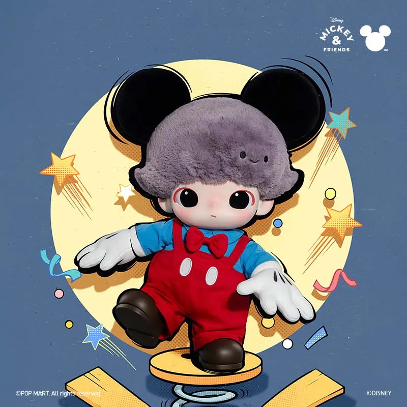 POP MART DIMOO WORLD × DSN Series-Mickey Vinyl Plush Bag - Pop Box